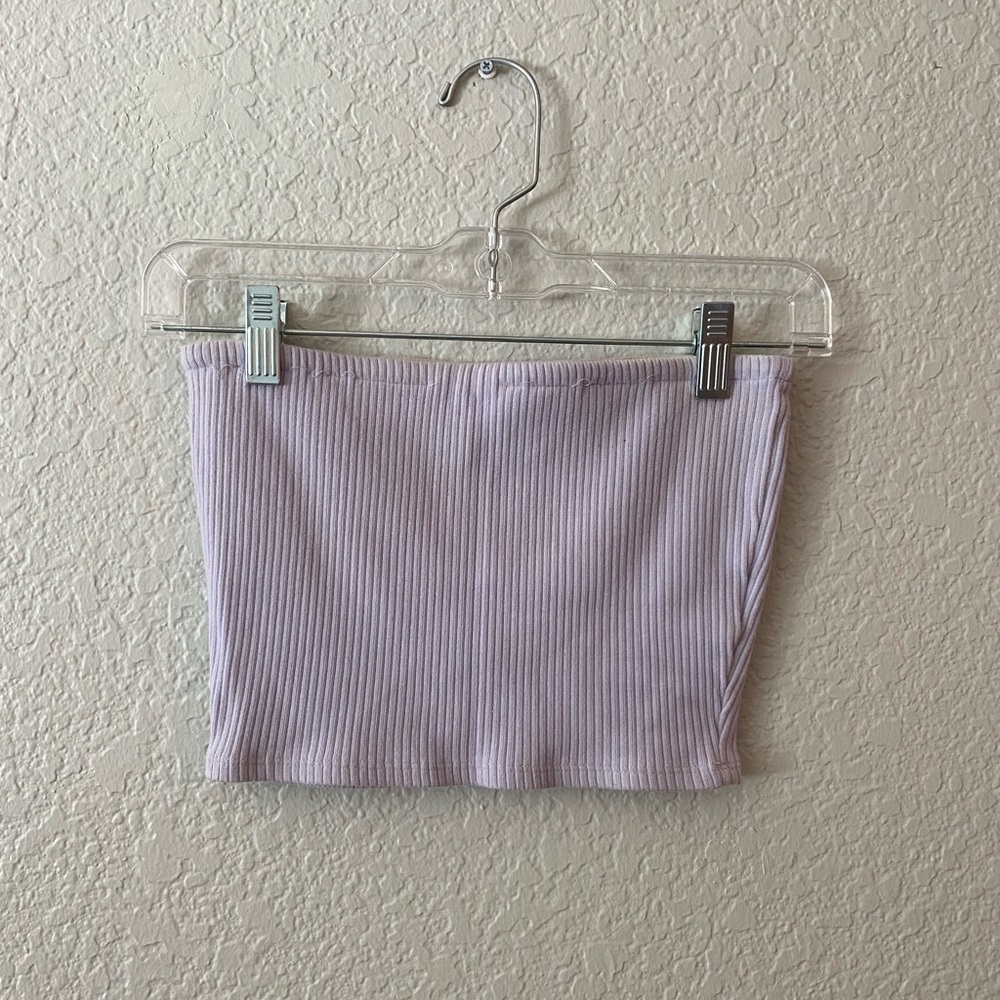 Urban Outfitters Lavender Ribbed Tube Top